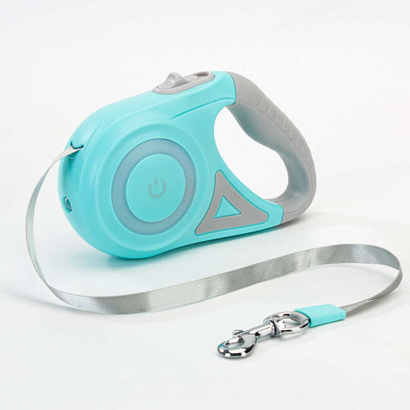 Telescopic Retractable Dog Leash with Optional Collar Set