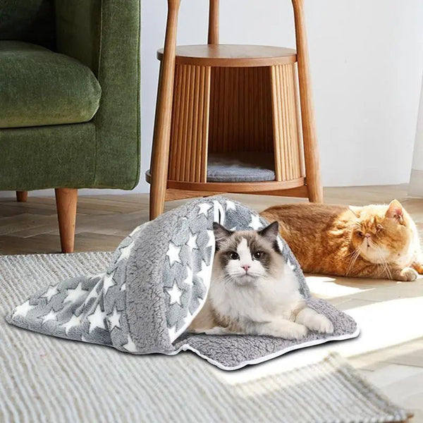 Cozy Cat Sleeping Bag - Warm and Snug Pet Bed